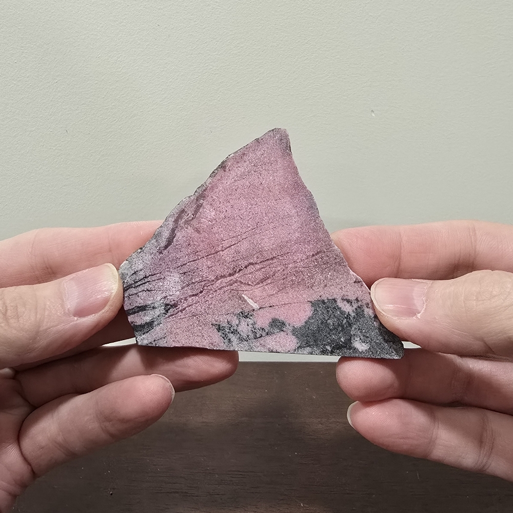 Rhodonite Crystal Slab #B